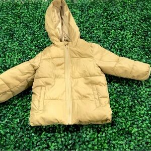 Old Navy Kids Puffer Jacket in Tan